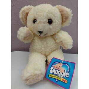 Vintage Snuggle Teddy Bear 1997 Fabric Softener Mascot Plush Lever Bros. Plz Rd